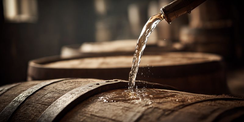 Our aging barrels and distillery equipment